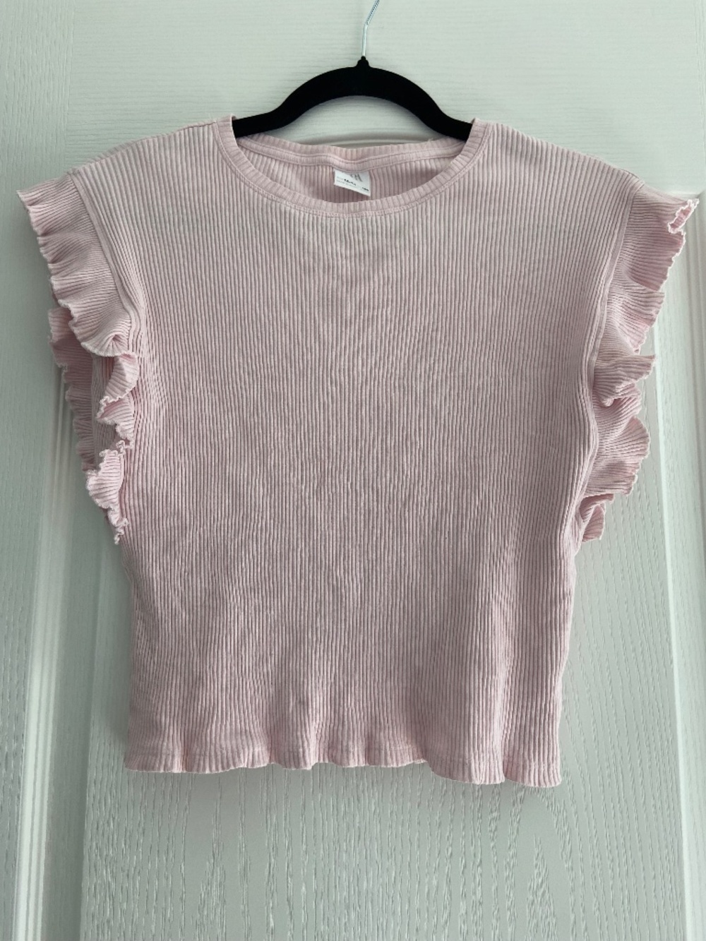 Pink Ruffle Zara Top – (13-14) Girls